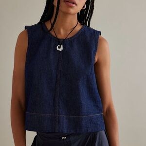 Anthropologie Pilcro denim top